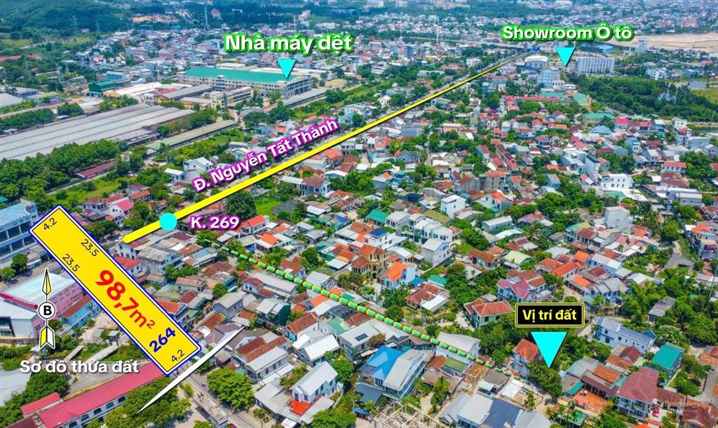 Bán đất tại kiệt 78 khúc thừa dụ, 1,98 tỷ, 98,7m2, chính chủ! hot!