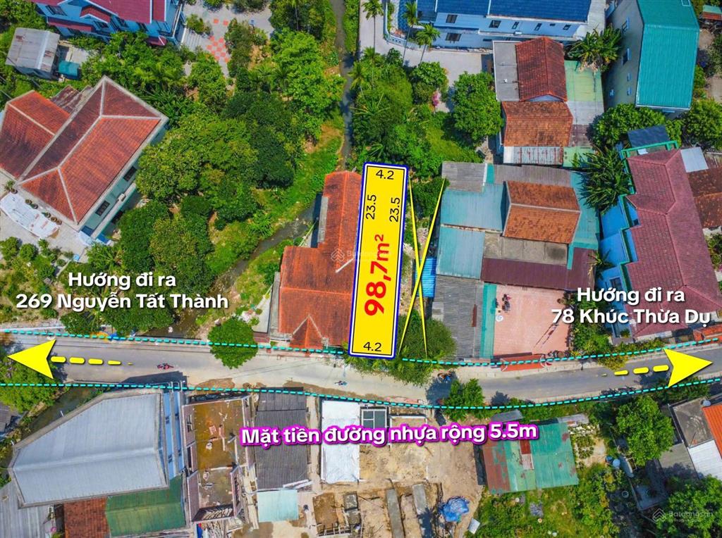 Bán đất tại kiệt 78 khúc thừa dụ, 1,98 tỷ, 98,7m2, chính chủ! hot!