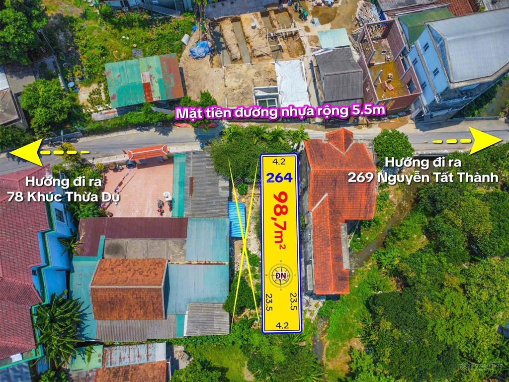 Bán đất tại kiệt 78 khúc thừa dụ, 1,98 tỷ, 98,7m2, chính chủ! hot!