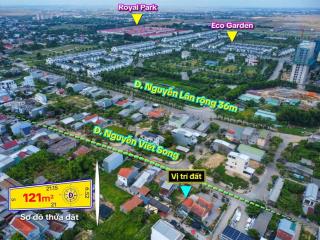 Bán đất mặt tiền nguyễn viết song 121m2 3tỷ250 đường 16m