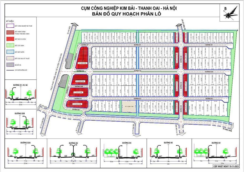 Giá gốc 6,7tr/m2 khu công nghiệp kim bài