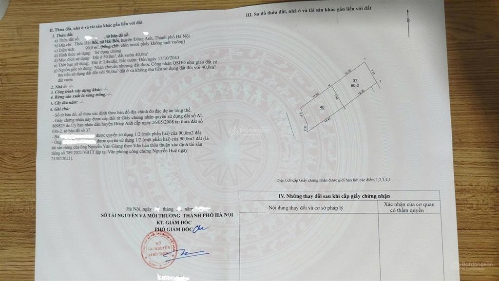 Bán cắt lỗ 55 triệu (giá thị trường) đất thổ cư chính chủ
