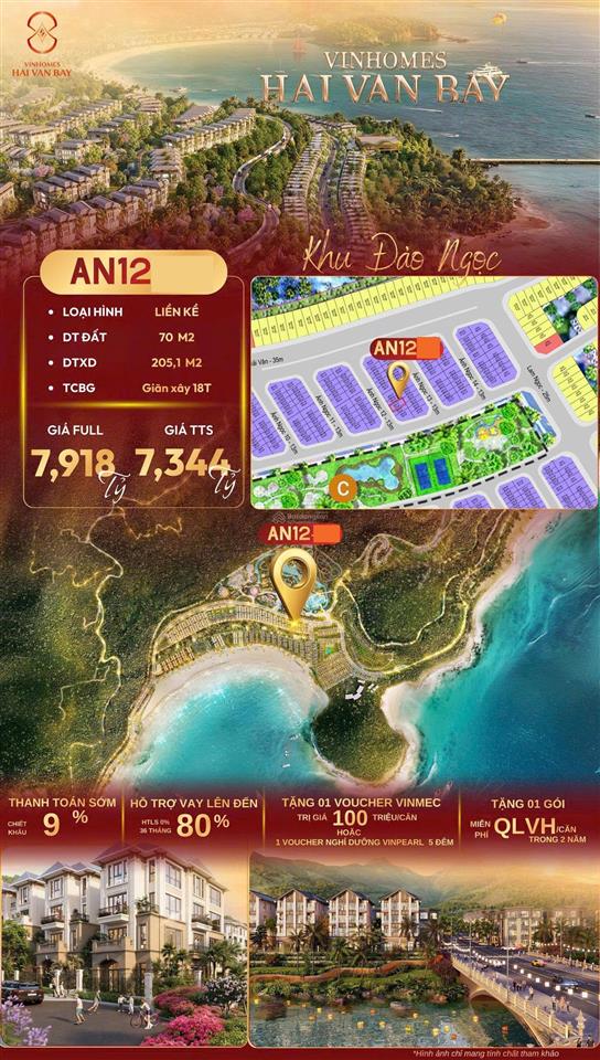 Liền kề rẻ nhất đảo ngọc sát vin wonder và cv bách thảo, vài bước chân ra bãi biển 0886 890 ***