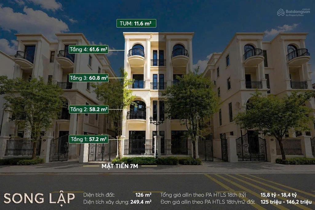 Biệt thự song lập rẻ nhất vx1 của vịnh xanh, khu khép kín ocp3, giá tts chỉ hơn 15 tỷ 0886 890 ***