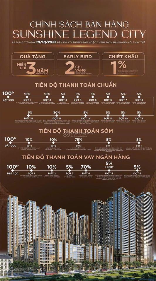 Bán cc sunshine legend city, 4 tỷ vnd, 70m2, 2pn, 2wc tại long hưng, văn giang