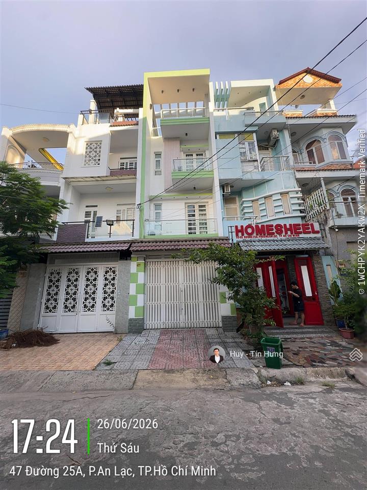 Bán nhà khu tên lửa, mt đường số 25a, 4 x 21m, 3.5 tấm, 10,8 tỷ (tín hưng)