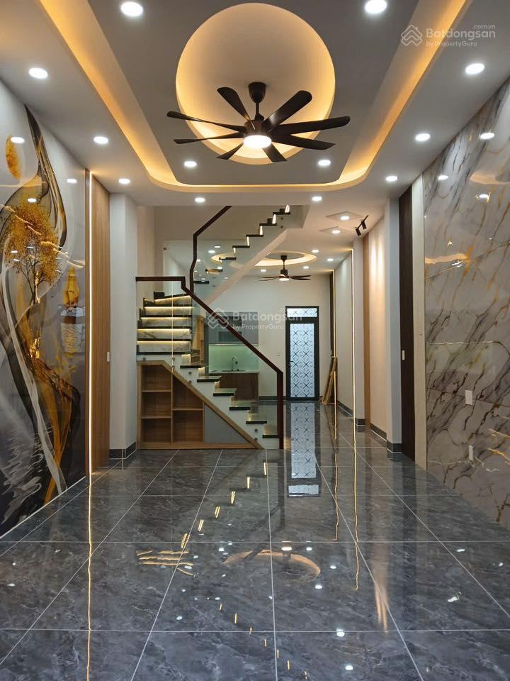 Bán nhà mới hẻm ô tô 730 hương lộ 2, dt 4 x 14m, 4 tấm, 6.75 tỷ (tín hưng)