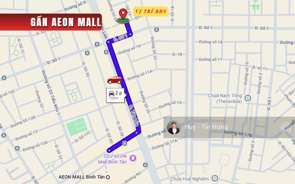 Bán nhà khu tên lửa, mt đường số 3, dt 5 x 20m, 3.5 tấm, 13.6 tỷ (tín hưng)