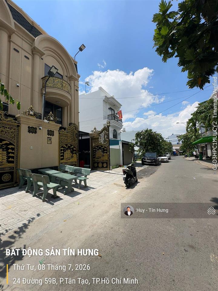 Bán đất đường nội bộ 59b, gần siêu thị aeon mall tên lửa, 5 x 20m, 7.9 tỷ