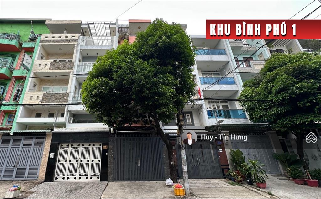 Bán nhà khu bình phú, mt đường số 22, dt 4 x 19m, 3.5 tấm, 13 tỷ. gần siêu thị mega