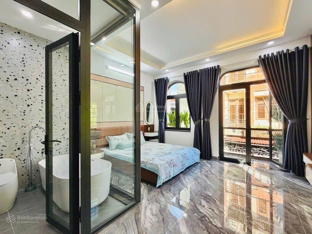 Giá tốt nhất khu vực! hxh 6m 1/ bùi quang là p12 gò vấp, 4 tầng 5x12m full nội thất đẹp, chỉ 8.3 tỷ