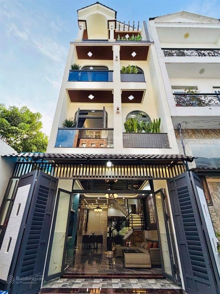 Giá tốt nhất khu vực! hxh 6m 1/ bùi quang là p12 gò vấp, 4 tầng 5x12m full nội thất đẹp, chỉ 8.3 tỷ