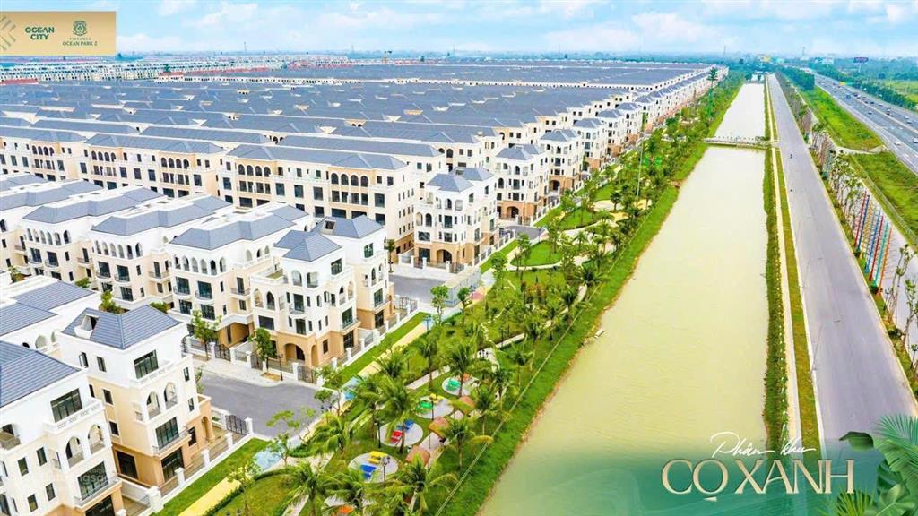 Bán biệt thự cọ xanh biệt thự đơn lập cọ xanh đối diện công viên sông căn góc 210m2 giá 31 tỷ