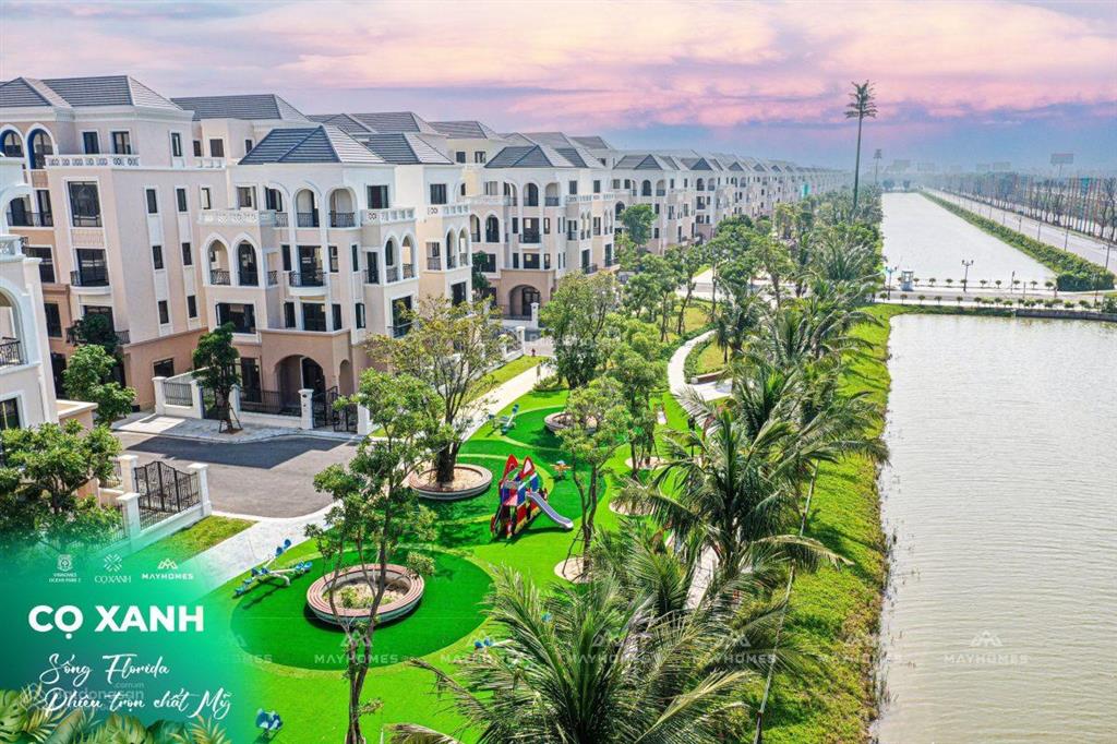 Bán biệt thự cọ xanh biệt thự đơn lập cọ xanh đối diện công viên sông căn góc 210m2 giá 31 tỷ