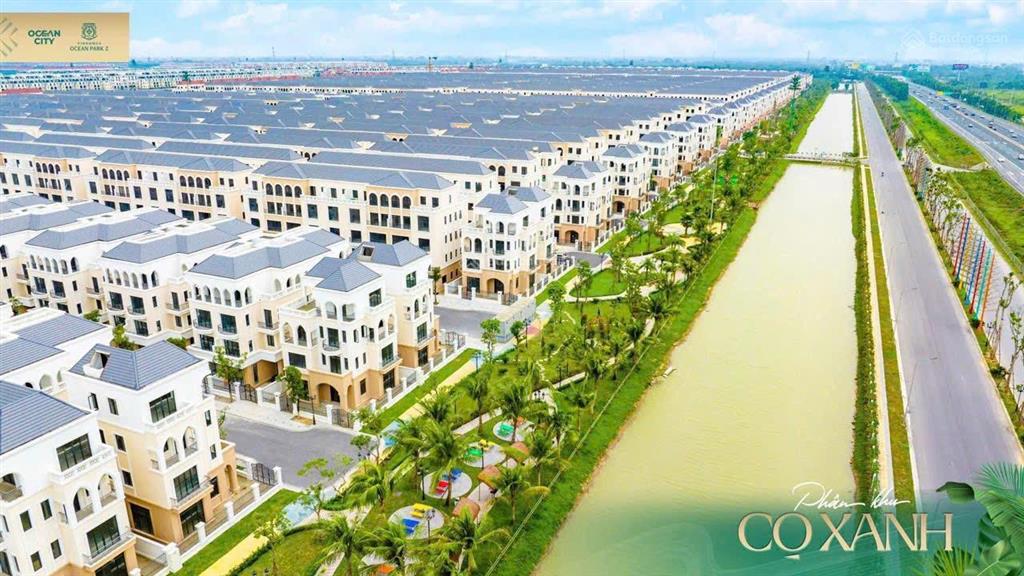 Bán biệt thự cọ xanh biệt thự đơn lập cọ xanh đối diện công viên sông căn góc 210m2 giá 31 tỷ