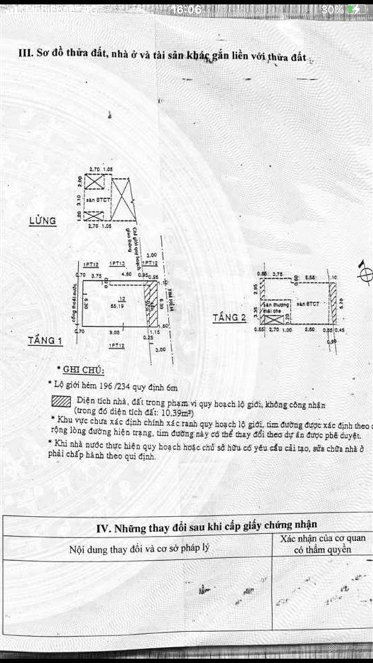 Tân bìnhhẻm 3m phạm văn hai65m2 chỉ 7.xxt.