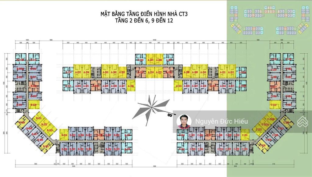 Bán căn thương mại 63m2 3 phòng ngủ 2 vs thăng long green city, ct3 kim chung, đông anh
