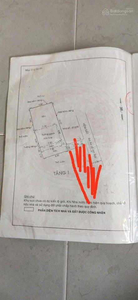 Hàng ngon vị trí đẹp  nhà 2tầng ở ngay sổ hoàn công  gần ga metro đường số 3 trường thọ