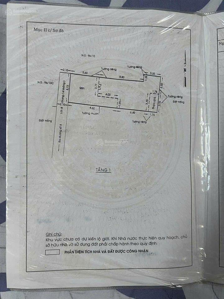 Nhà cấp 4 linh trung 107m ngang 6m hẻm xe hơi chỉ 6,5 tỷ