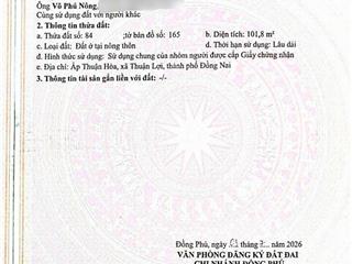 Bán đất thái thuận thành  bình phước