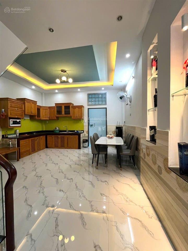 Bán nhà ở ngay 65m2 (5x15), 2 tầng btct, full nội thất, an ninh, dân trí lê văn khương chỉ 4xt