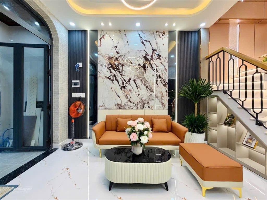 Hẻm xe hơi phạm văn chiêu  sát nguyễn văn khối  5pn full nội thất  7.2 tỷ