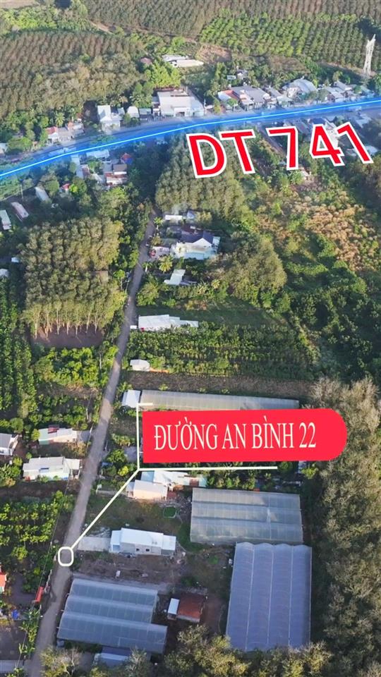 Bán đất an bình 34, phú giáo, gần khu công nghiệp nam đồng phú