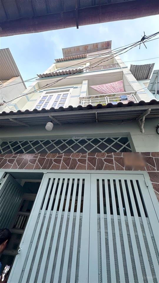 Nhà 4 tầng nở hậu hẻm tạ quang bửu p2q8. giá 6,5 tỷ tl