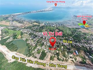 Mở bán lô đất đẹp cạnh kđt cổ mã  tu bông sungroup tại kkt vân phong