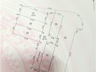 Chính chủ cần tiền bán mảnh đất 52,6 m2