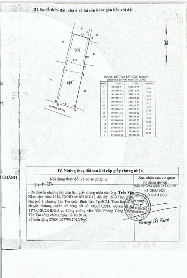 Bc, nhà xưởng, 80 tỷ, 2635m2( thổ cư gần 2400m2),đường 1bvõ văn vân xã tân vĩnh lộc, tphcm