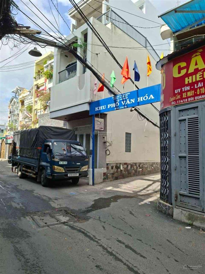 Gò vấp. bùi quang là $ hạ còn 8.9 tl
dt 85m2( 5.3 22.7 )
hẻm xe tải  mua đất tặng nhà 