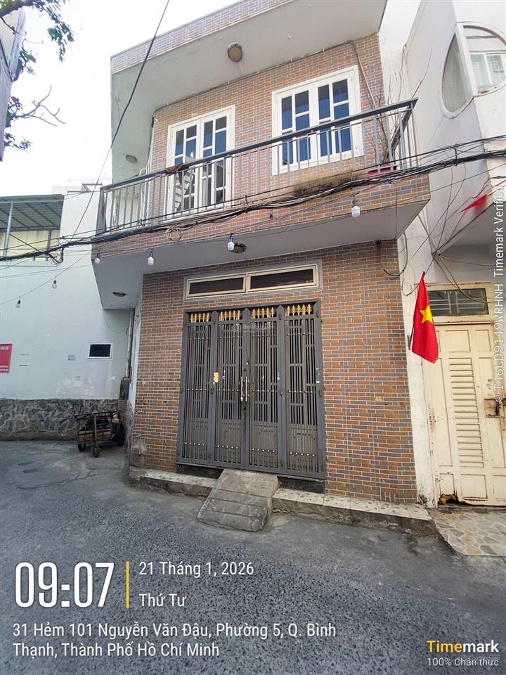 Bán nhà nguyễn văn đậu, p5 bình thạnh, 53m2, 2 tầng, hẻm xe hơi, 4.x tỷ