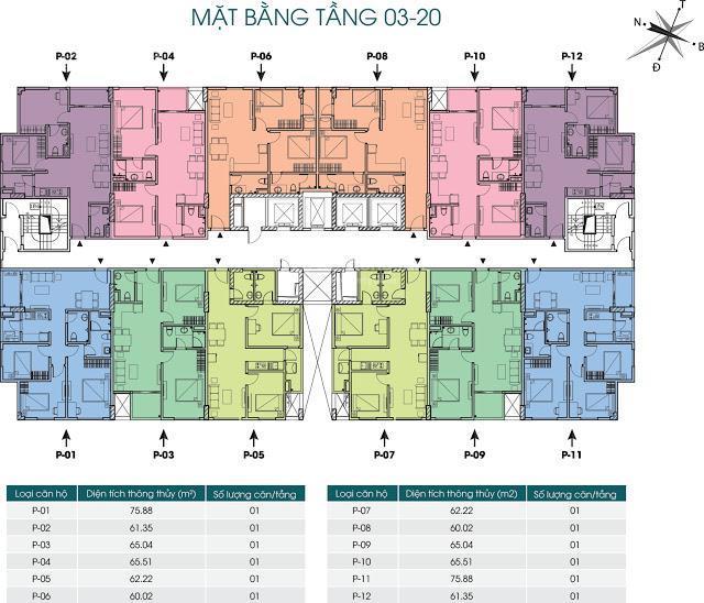 5,2 tỷ căn hộ 66m2 nhỏ xinh đủ công năng packexim