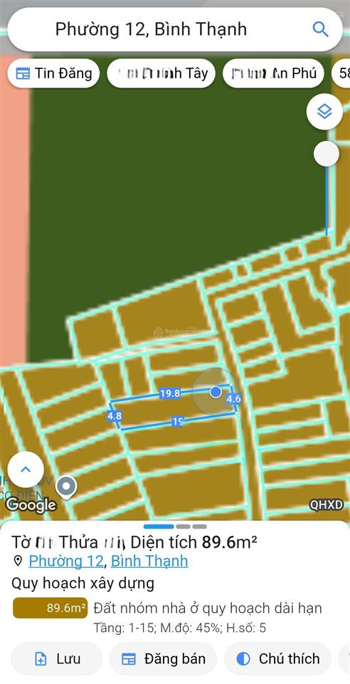 Bán nhà hẻm chu văn an, diện tích gần 89m2, ngang 4.6  trệt 3 lầu sân thượng có 9pn