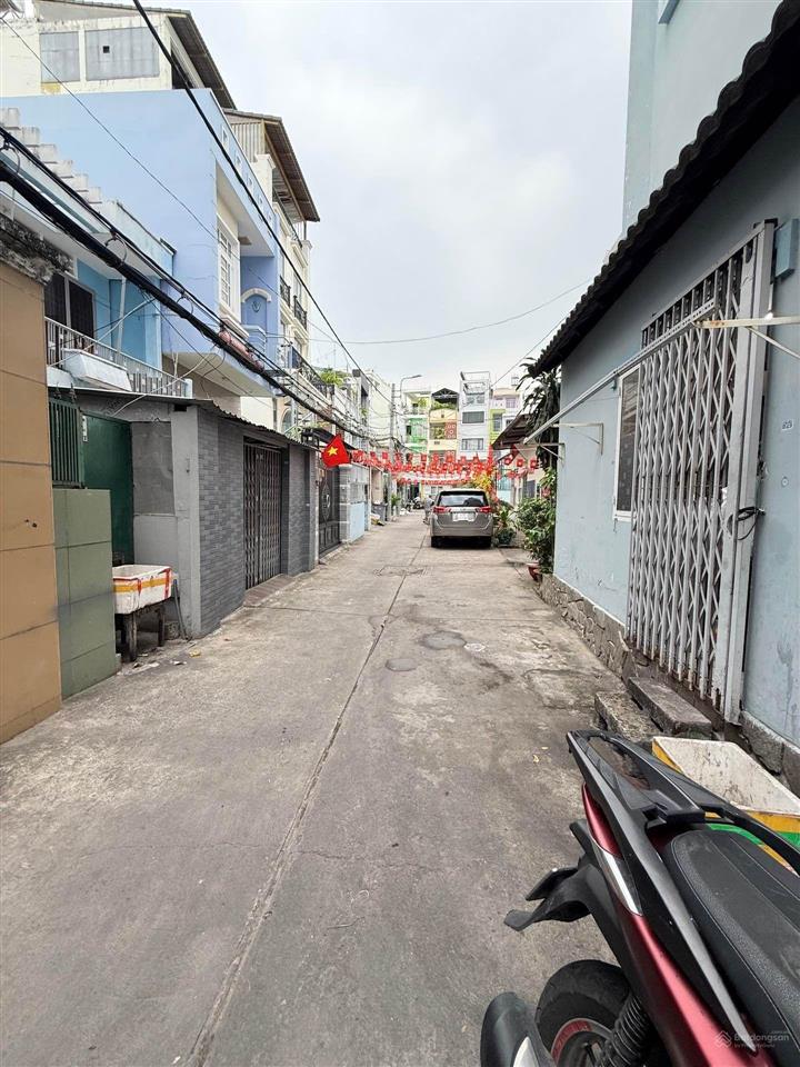 Hẻm xe hơi tránh sau lưng chợ bà chiểu thông lê văn duyệt  4.2*19 dt 80m2 gpxd 5 tầng