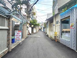 Hẻm xe hơi quay đầu trước nhà cách mặt tiền phan văn trị chỉ 1 căn nhà  trệt lầu 45m2 cn