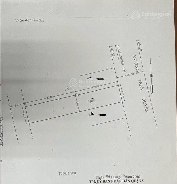 Bán nhà mt 107 ngô quyền q5, 7 tầng đoạn đẹp, hiếm  ngang 4mx24m  giá đầu tư chỉ 2x tỷ (250tr/m)