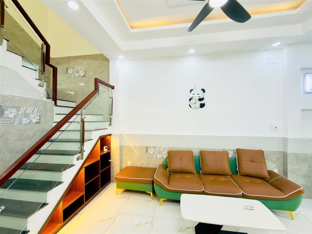 Giảm 200 triệu  bán nhanh nhà mới hẻm xe hơi thông đường phan huy ích  gần emart phan huy ích