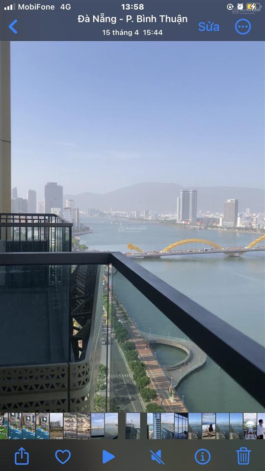 Giá rẻ hơn thị trường 400tr, bán nhanh căn 1pn trực diện sông filmore, tầng trung, mua là lời ngay