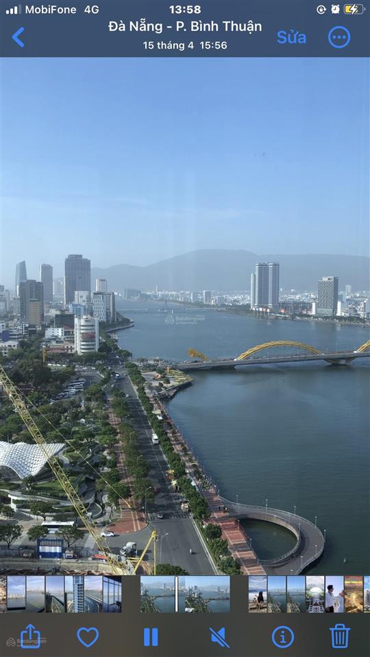 Giá rẻ hơn thị trường 400tr, bán nhanh căn 1pn trực diện sông filmore, tầng trung, mua là lời ngay