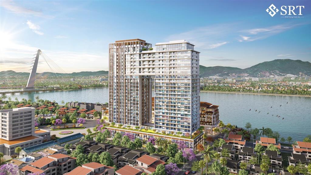 Căn hộ view trực diện sông sun ponte tầng trung trên tầng 12, giá hời hiện tại ponte