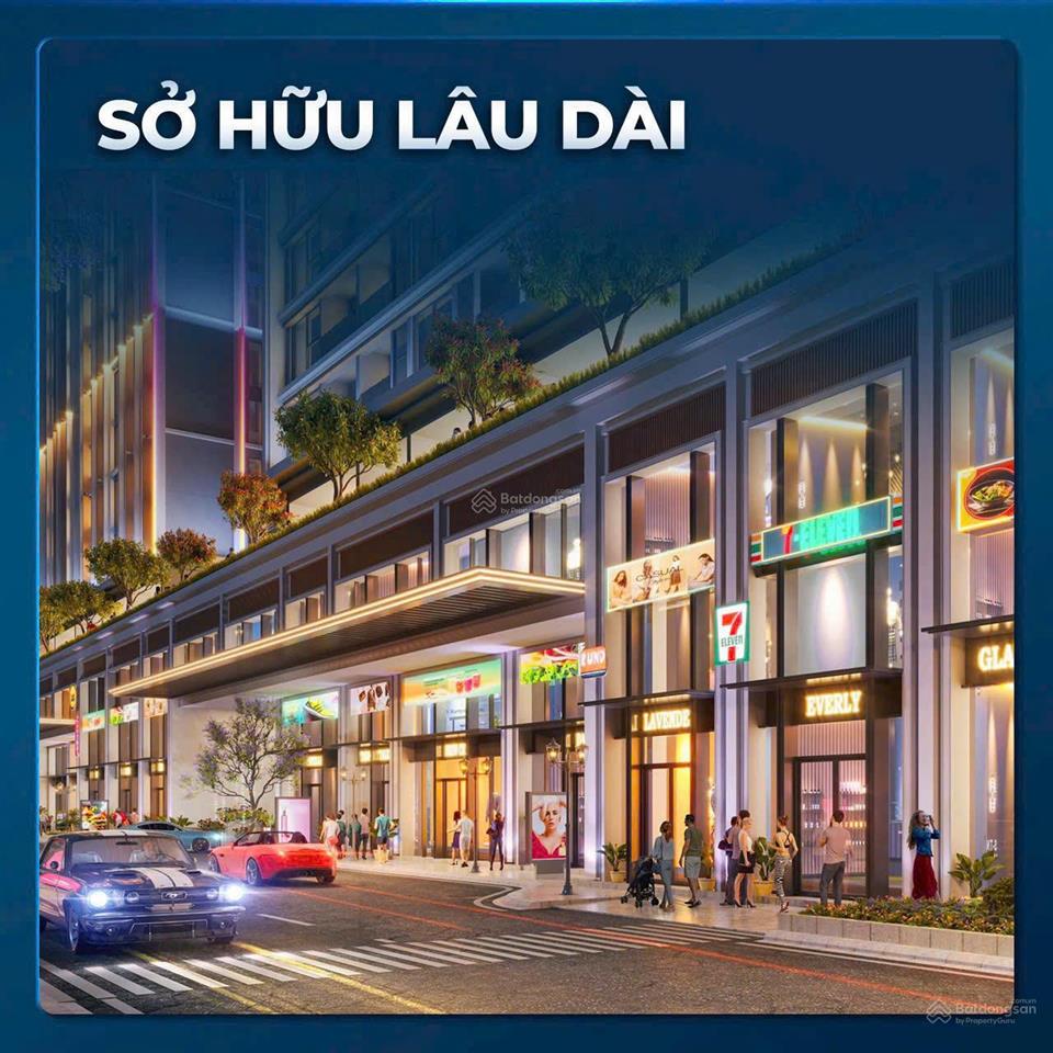 Bán căn shop khối đế đẹp mặt tiền trần hưng đạo, chỉ sau căn góc, mặt tiền rộng hơn 7m, ponte