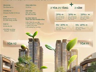 820tr sở hữu căn 2pn tại dự án the vista quang trung hà đông,htls 0% 24 tháng  ck tới 12%