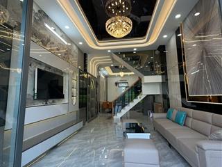 Nhà phối mới 3 lầu, hẻm 8m nguyễn ảnh thủ có gara ô tô, full nội thất