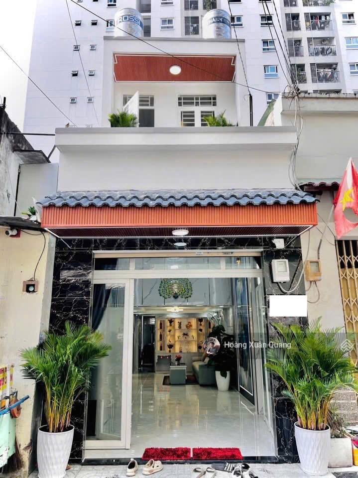 Nhà 3 tầng mặt tiền tân thới nhất gần cầu tham lương  full nội thất