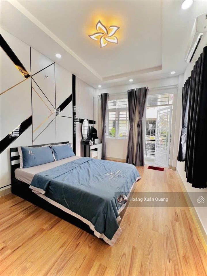 Nhà 3 tầng mặt tiền tân thới nhất gần cầu tham lương  full nội thất