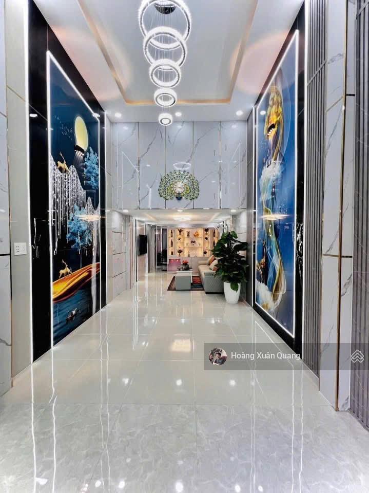 Nhà 3 tầng mặt tiền tân thới nhất gần cầu tham lương  full nội thất