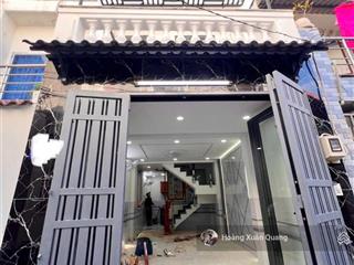 Nhà mới đẹp có ban công đường trương thị hoa, hẻm 3m thông thoáng