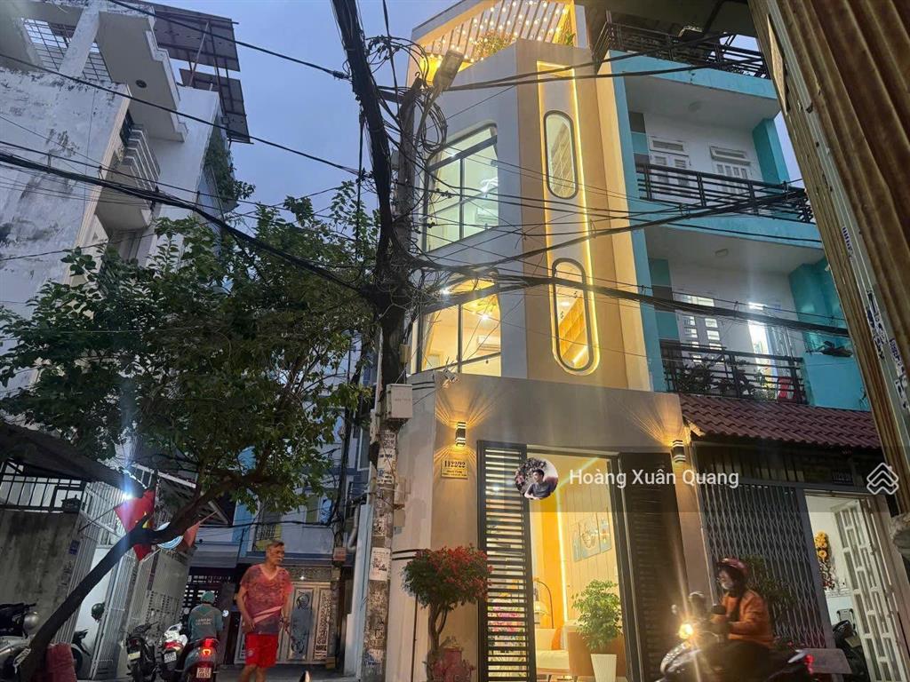 Nhà góc 2 mặt tiền quang trung đường hẻm xe tải tránh nhau, ở sướng kinh doanh đỉnh